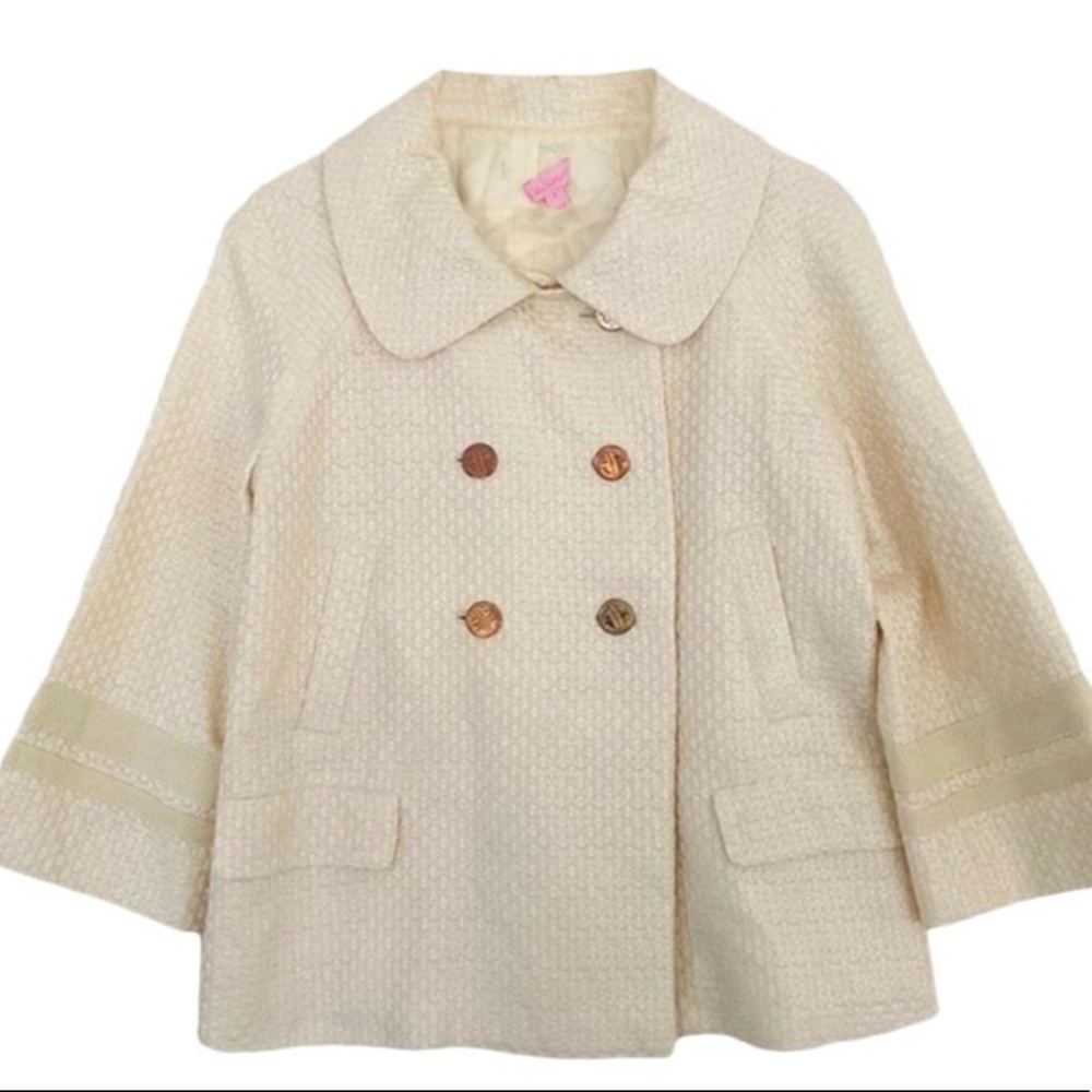 Lilly Pulitzer Double Breasted Jacket Blazer
